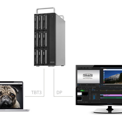 Thiết bị lưu trữ DAS TerraMaster D8-332 8-bay hàng chính hãng