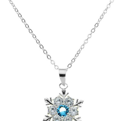 Dây Và Mặt Dây Chuyền Bạc Hiểu Minh DMD077 bông tuyết