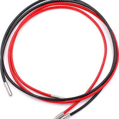 Combo 2 sợi dây vòng cổ cao su - đen + đỏ DCSEO1