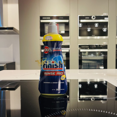 Combo Viên rửa bát Finish Classic 120 viên + Muối Finish 4kg + Nước làm bóng Finish 400ml hương chanh