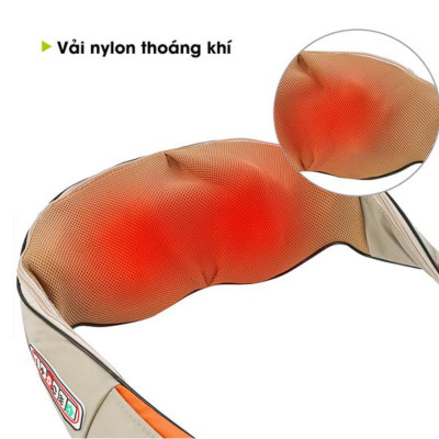 Máy massage vai cổ 8 bi hồng ngoại AYOSUN - Hàng Chính Hãng