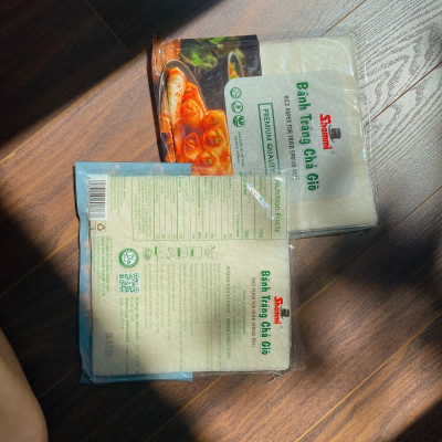 COMBO 10 Bánh tráng chả giò Shammi vuông 22cm 200g (bánh tráng cuốn chả giò,bánh đa nem xuất khẩu)