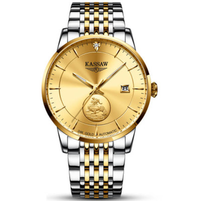 Đồng hồ nam chính hãng KASSAW K555-2 (Mạ vàng 24k)