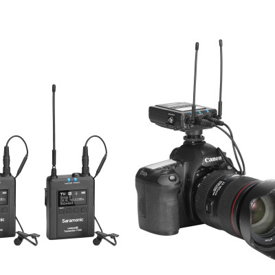 Bộ Micro Thu Âm Không Dây Saramonic UwMic9S Kit2 - Xử Lý Âm Thanh Phát Sóng Chuyên Nghiệp - Quay Video/ Phỏng Vấn - Hàng Chính Hãng 