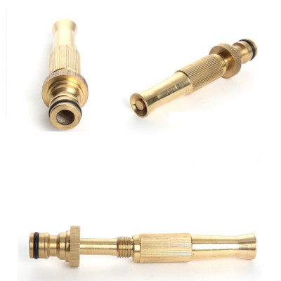 Bộ dây vòi xịt nước rửa xe,tưới cây,loại 3m,5m 206587 đầu đồng,cút đồng,nối nhựa vàng