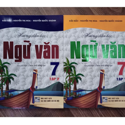 Sách - Combo Hướng Dẫn Học Ngữ Văn Lớp 7 - Tập 1 + tập 2 (Dùng Kèm SGK Chân Trời Sáng Tạo)