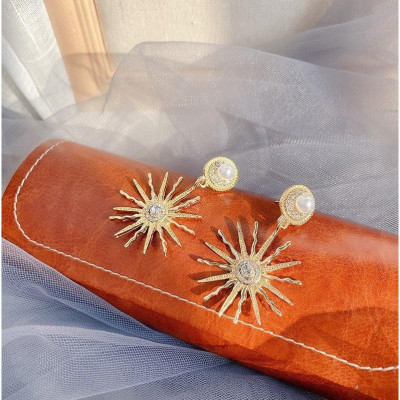 Khuyên tai đá mặt trời_LeAu KT64