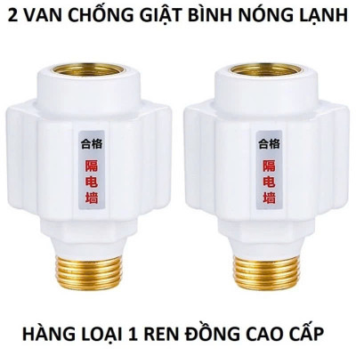 Van Chống Giật Bình Nóng Lạnh Bộ 2 Cái – Zen Đồng Chịu Nhiệt, Chống Rò Điện Hiệu Quả, Loại Tốt Nhất Hiện Nay