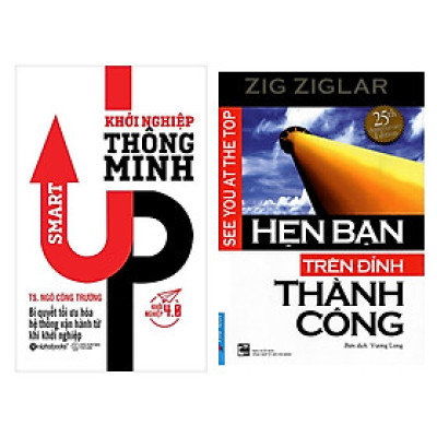 Combo Sách Kinh Doanh: Hẹn Bạn Trên Đỉnh Thành Công + Khởi Nghiệp Thông Minh