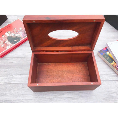 Hộp đựng giấy ăn gỗ hương cao cấp