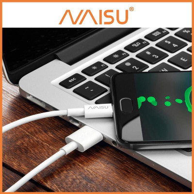 Cáp Sạc Type C Truyền Dữ Liệu 5A Dài 1M Màu Trắng Cho Android ID – 1815 - Hàng nhập khẩu