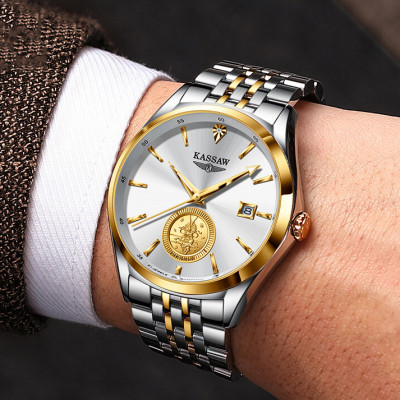 Đồng hồ nam chính hãng KASSAW K999-1 (Mạ vàng 24k)