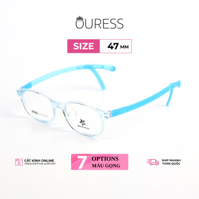Gọng kính nhựa thời trang trẻ em unisex siêu nhẹ siêu bền OURESS Y8827