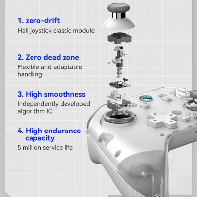 Gamepad tay game Không dây Bluetooth Z04 Đa kết nối cho máy tính, laptop, smartphone hàng nhập khẩu