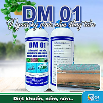 DM 01 – Giải pháp kiểm soát nấm đồng tiền, bảo vệ tôm cá khỏe mạnh