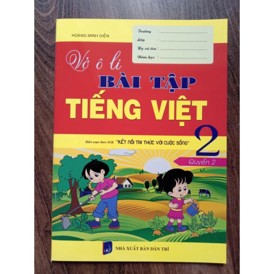 Sách - Combo Vở Ô Li Bài Tập Tiếng Việt 2 - Quyển 1 +  2  (Biên Soạn Theo SGK Kết Nối Tri Thức Với Cuộc Sống)