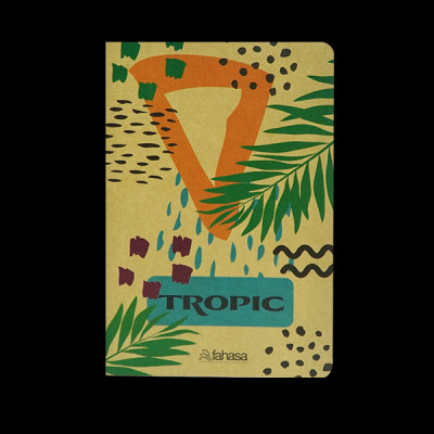 Combo 5 Tập Sinh Viên 4 Ly Ngang 200 Trang ĐL 70g/m2 - FAHASA - Bìa Kraft (Mẫu Màu Giao Ngẫu Nhiên)