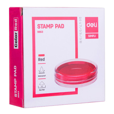 Hộp Dấu Tròn Deli 9863 