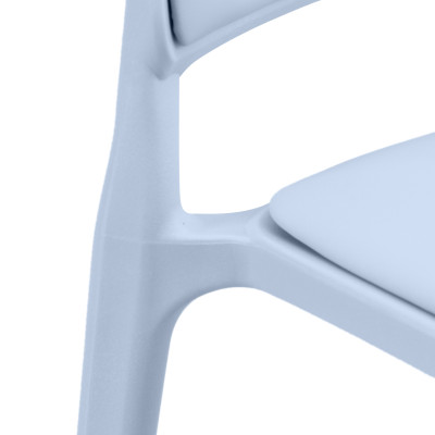 Ghế nhựa đúc có lót đệm nhiều màu