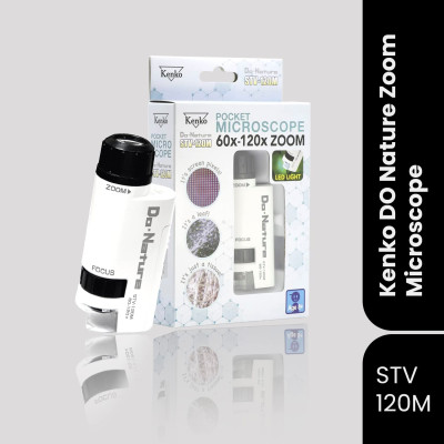 Quà Tặng Trị Giá 119K - Kính hiển vi mini cho trẻ em zoom 120x Do Nature Carson STV - 120M - Microscope Do.Nature STV-120M 60x-120x Zoom, Equipped with LED Light, Handheld and Small Design - Hàng Chính Hãng
