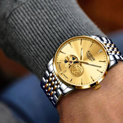 Đồng hồ nam chính hãng KASSAW K555-2 (Mạ vàng 24k)