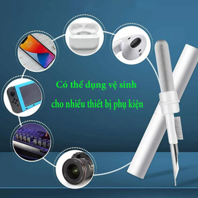 Bút vệ sinh tai nghe, loa, tai nghe bluetooth, tai nghe có dây RIBI - Hàng chính hãng