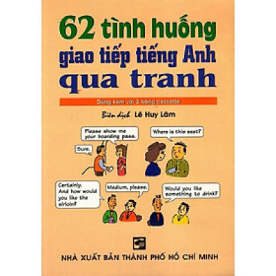 Sách - 62 Tình Huống Giao Tiếp Tiếng Anh Qua Tranh - Nhân Trí Việt