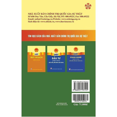 Sách - Luật Bảo Vệ Môi Trường (Hiện Hành) (Sửa Đổi, Bổ Sung Năm 2022, 2023) - NXB Chính Trị Quốc Gia
