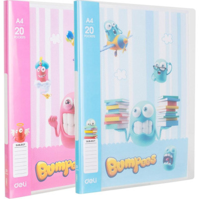 File Lá A4 Deli - EZ55002/EZ55102/EZ55202 Bằng Nhựa - Giao Mẫu Ngẫu Nhiên