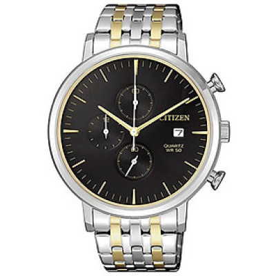 Đồng Hồ Nam Citizen Dây Thép Không Gỉ AN3614-54E - Mặt Đen