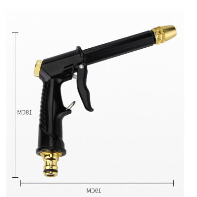 Bộ dây và vòi xịt rửa xe tưới cây tăng áp thông minh 810-2576 (dây xanh-cút nối đen)