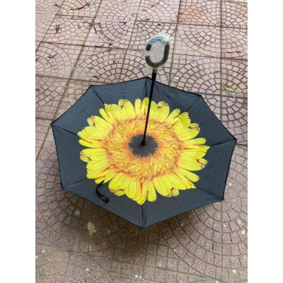 Ô dù mở ngược 3d hàng đẹp ,  ô mở ngược đi ô tô