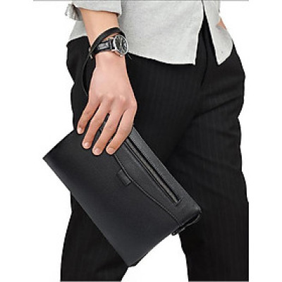 Clutch da bò thật cao cấp BAOHA LEATHER BHM8986 Ví da cầm tay cao cấp.