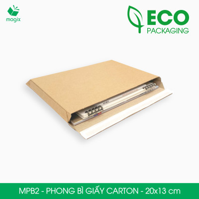 MPB2 - 20x13 cm - 60 phong bì carton đóng hàng - Bìa gói hàng, bìa cứng, bì thư | Magix Packaging