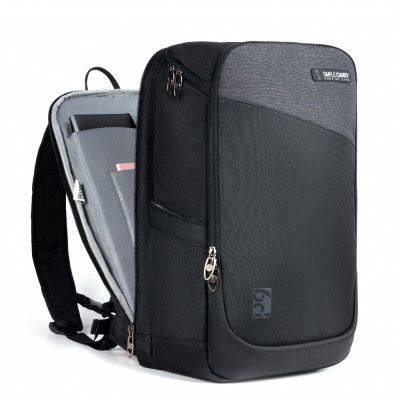 [CHÍNH HÃNG] Ba lô laptop du lịch Simplecarry P9 thiết kế nắp mở hiện đại, chất liệu vải bền bỉ chống thấm nước, nhiều ngăn rộng rãi, ngăn laptop 15.6 inch riêng biệt phù hợp mang đi chơi hay du lịch