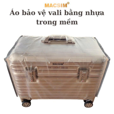 Vali hợp kim nhôm nguyên khối cao cấp Macsim Aksen hàng loại 1 MSAK168 Nhãn hiệu Macsim cao cấp cỡ 18 inches màu đồng