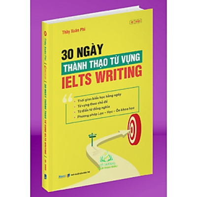 Sách từ vựng ielts - 30 ngày thành thạo từ vựng IELTS Writing Moonbook #huongbook