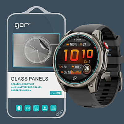 Dán Cường Lực GOR cho Garmin Fenix 8 Pro Amoled / Garmin Fenix 8 Pro MicroLED Size 47mm / 51mm - Hàng Chính Hãng