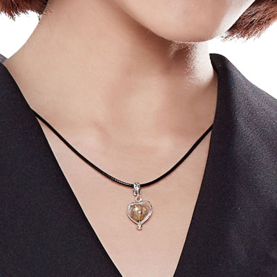 Bộ Bông Tai Và Mặt Dây Chuyền Thạch Anh Tóc Vàng Ngọc Quý Gemstones BT6