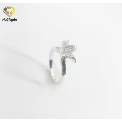 Nhẫn bạc Ý 925 Huệ Ngân - Nhẫn Chiếc Lá TẦM XUÂN S104