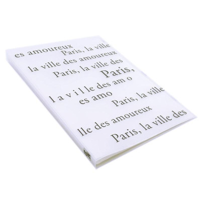 Bìa 20 Lá Double A Kiểu Paris CH17512-EN - Chữ Đen