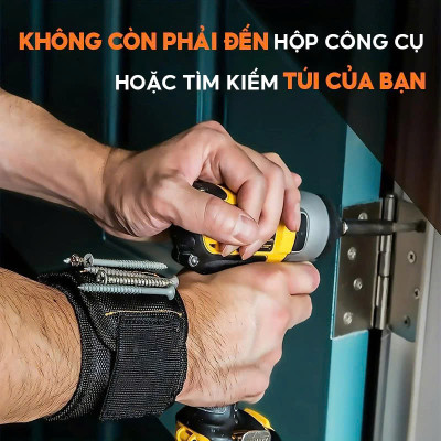  Đai Đeo Tay Nam Châm Giữ Đinh Vít – Hỗ Trợ Sửa Chữa Đa Năng, ĐÈN TRANG TRÍ , ĐỒNG HỒ TREO TƯỜNG