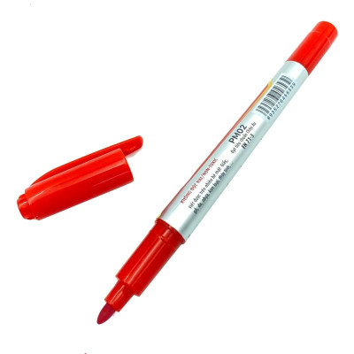 Bút Lông Dầu PM02 - Mực Đỏ