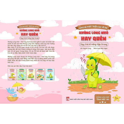 Sách - Cùng Bé Phát Triển EG Và PG - Khủng Long Nhỏ Hay Quên - NXB Phụ Nữ