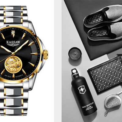 Đồng hồ nam chính hãng KASSAW K700-2 (Mạ vàng 24k)
