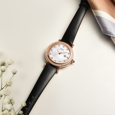 Đồng Hồ Nữ I&W Carnival 556L Chính Hãng BH 24T Chịu Nước 30m Kính Chống Xước Dây Da Cao Cấp ( Máy Quartz)