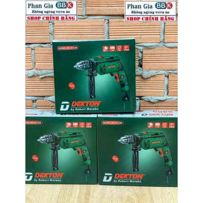 Máy khoan Dekton 710w - DKID710B-đầu 13mm-công suất cao.