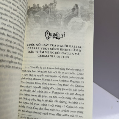 CUỘC CHIẾN XỨ GALLIA - Nghệ thuật chiến tranh và ngoại giao của Julius Caesar - Julius Caesar - Nguyễn Hữu Đăng Khoa dịch - Book Hunter