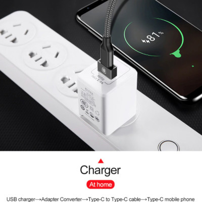 Đầu Chuyển OTG Baseus Từ USB to Type-C - Hàng Chính Hãng