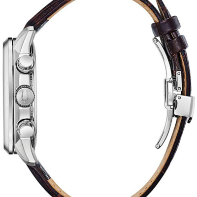 Đồng Hồ Nam Bulova Dây Da 96B309 - Mặt Trắng